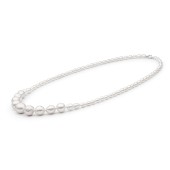 Colier perle naturale albe 58-59 cm si argint DiAmanti 222-59-G